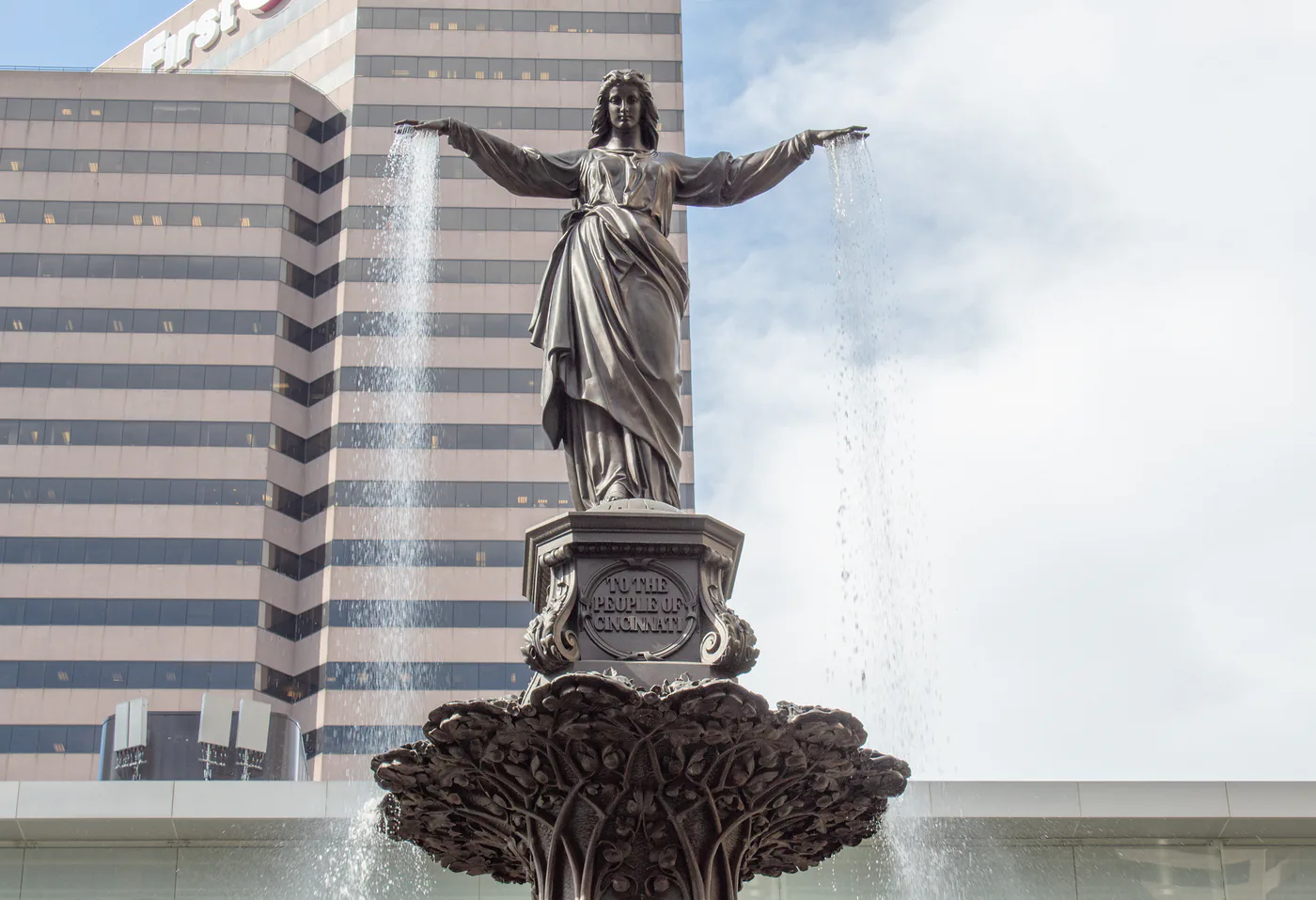 Tyler Davidson Fountain in downtown Cincinnati